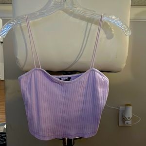 shein purple tank top, size M